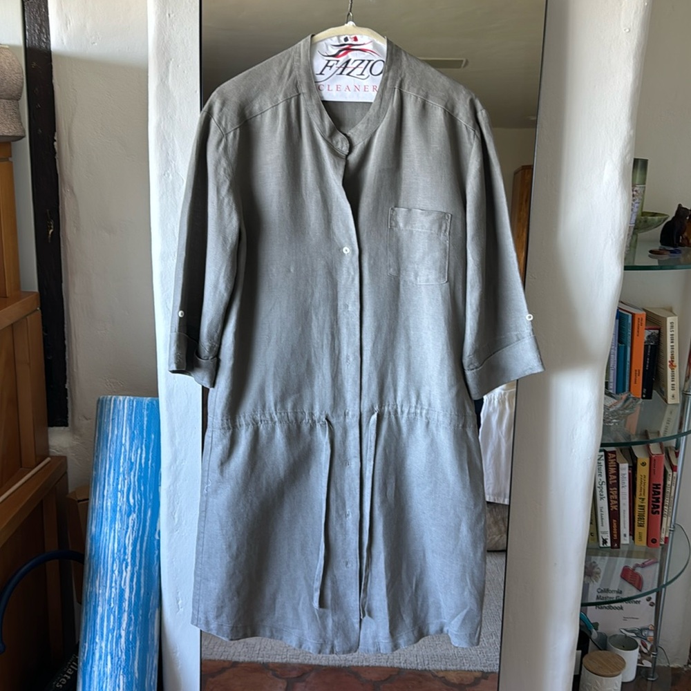 James Perse draw string Shirt Dress size 3